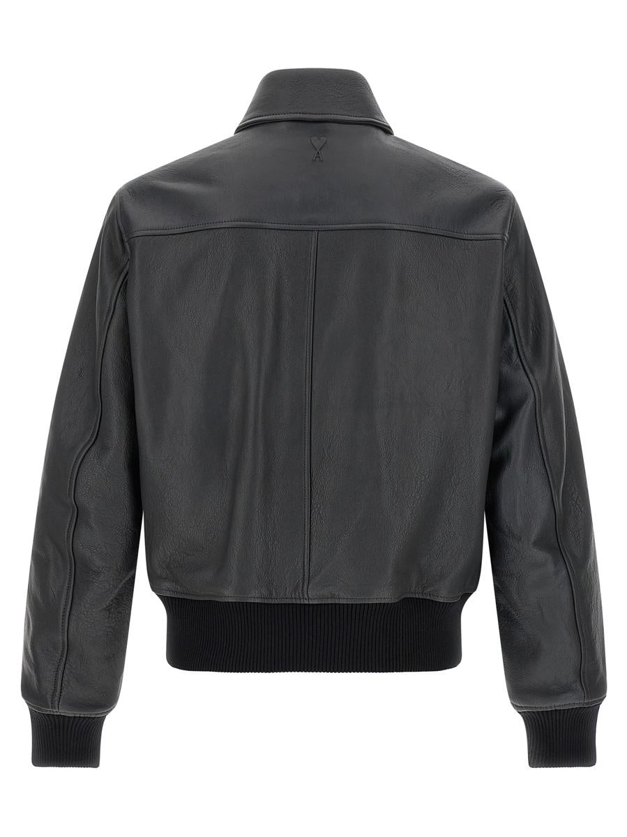 AMI Paris 'Ami De Coeur' Bomber Jacket