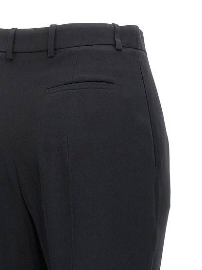 Alexander McQueen Crêpe Cigarette Pants