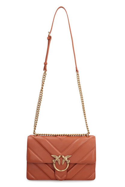 Pinko Love Bag Leather Crossbody Bag