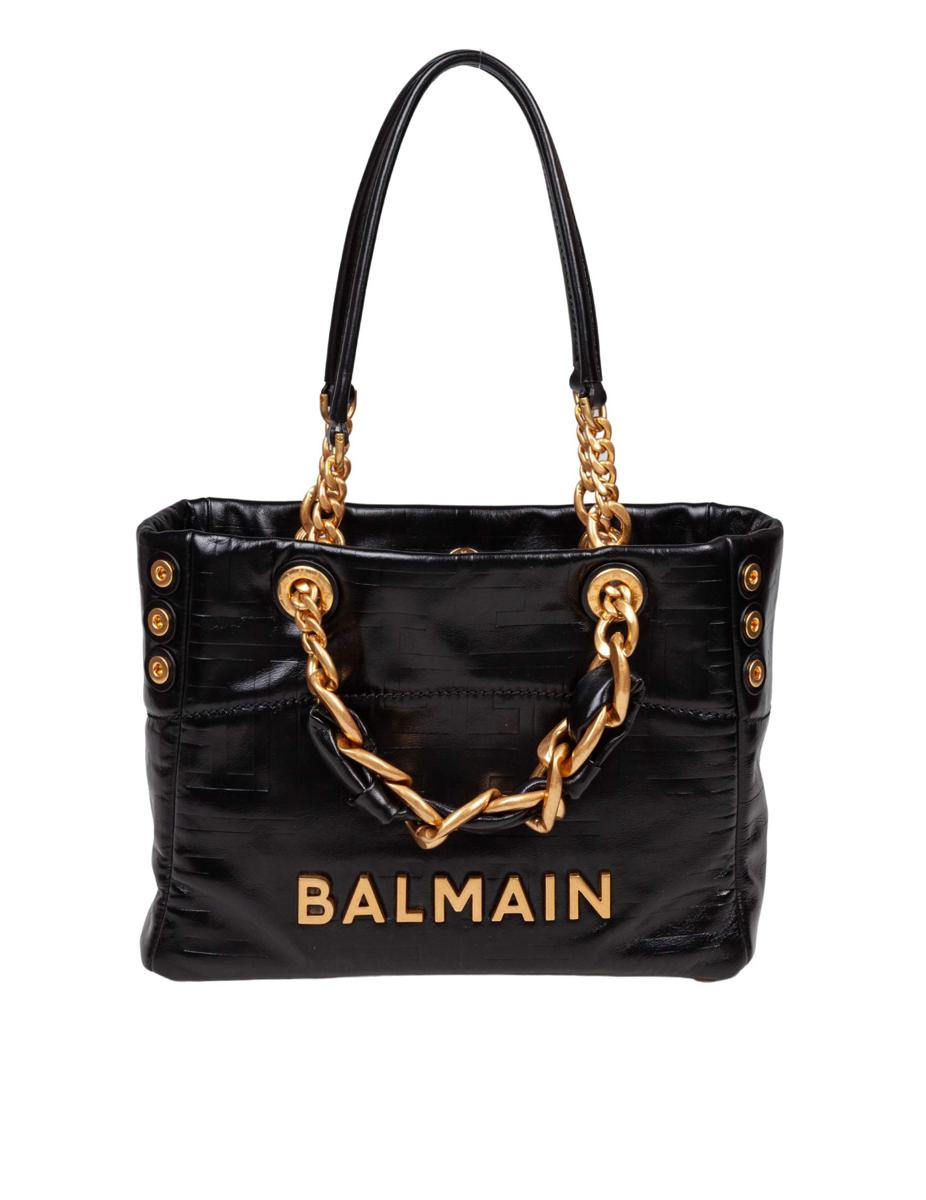 Balmain 1945 Soft Small Calfskin Bag