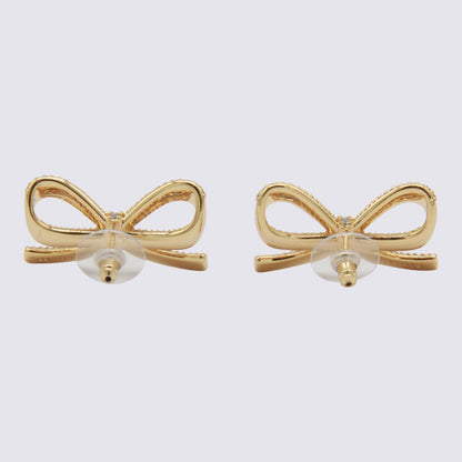 Self-Portrait Gold Tone Earrings