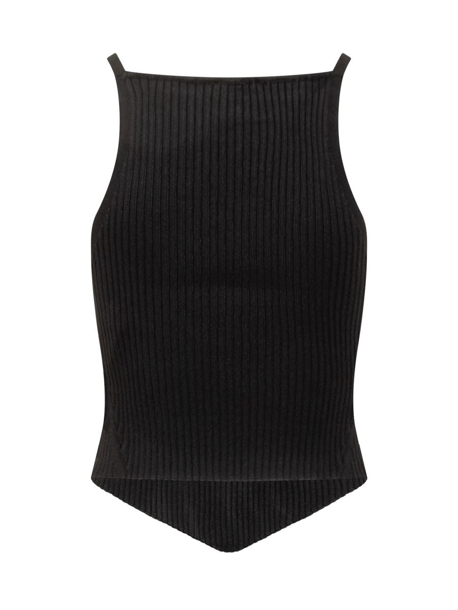 Courrèges Ribbed Tank Top
