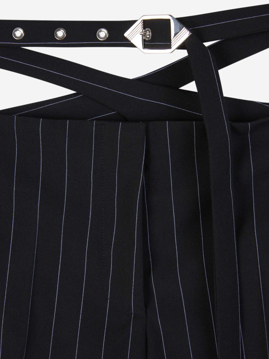 The Attico Striped Belt Pants