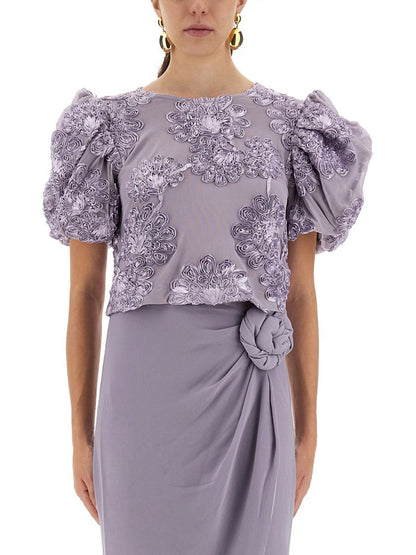 Rotate Birger Christensen 3D Mesh Tops