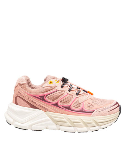 Barracuda Round-One Sneakers In Technical Fabric And Suede