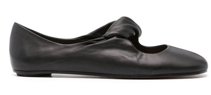 Alexander Mcqueen Twisted Detail Ballet Flats