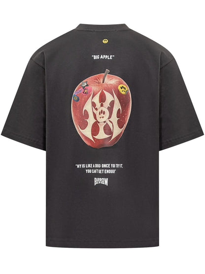 Barrow Barrow Tribal Print Black T-Shirt
