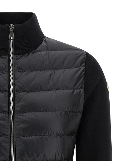 Moncler Two-Material Cardigan