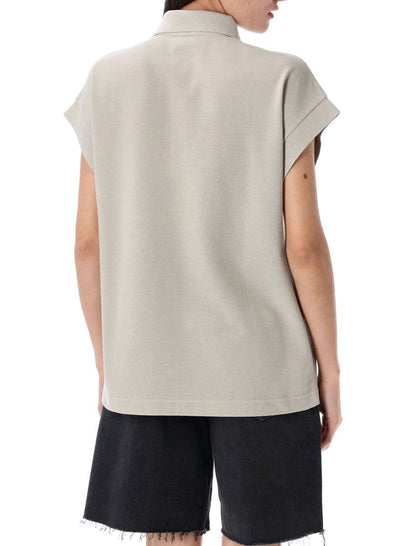 Saint Laurent Cassandre Piqué Polo Shirt