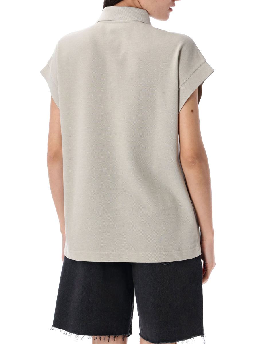 Saint Laurent Cassandre Piqué Polo Shirt