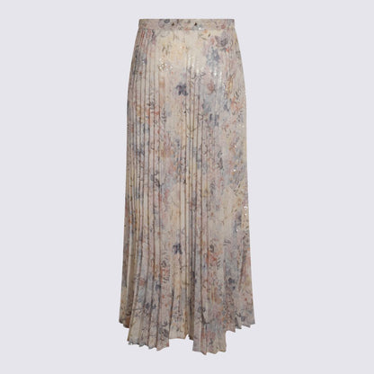 Golden Goose Multicolor Viscose Skirt