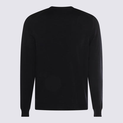 Zanone Dark Blue Wool Knitwear