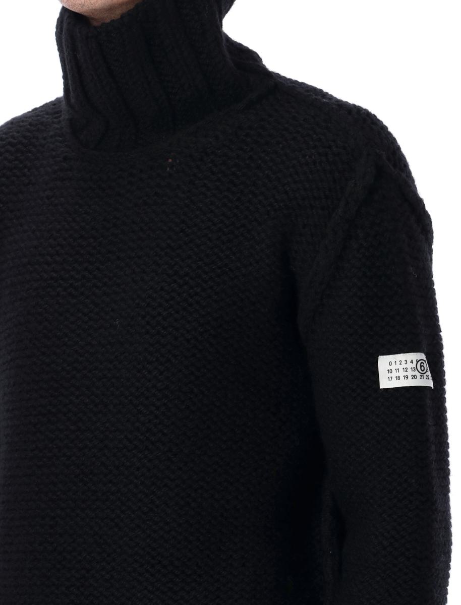 MM6 Maison Margiela Chunky Wool Turtleneck Jumper