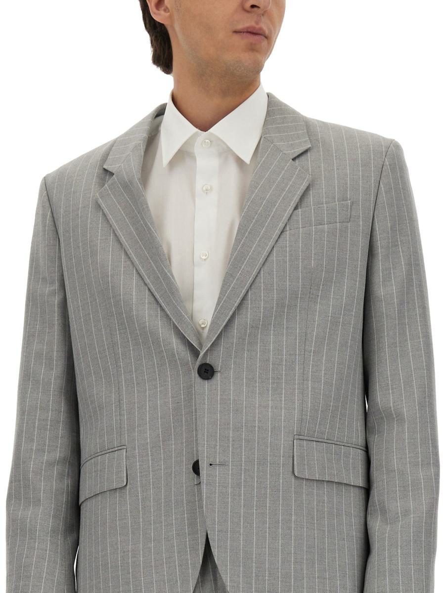 Hugo Boss Slim Fit Suit With Striped Pattern
