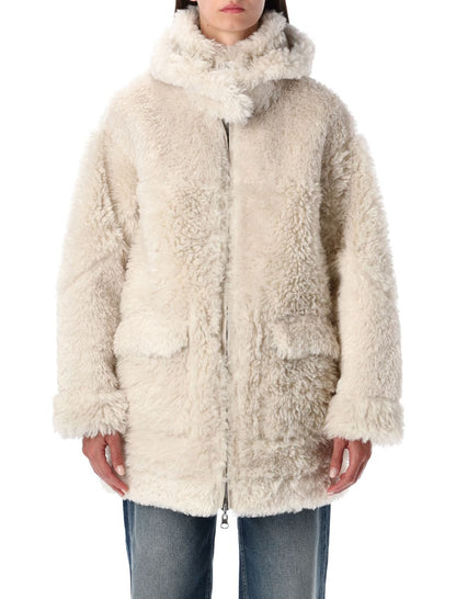 Urbancode Reversible Faux Fur Coat With Hood