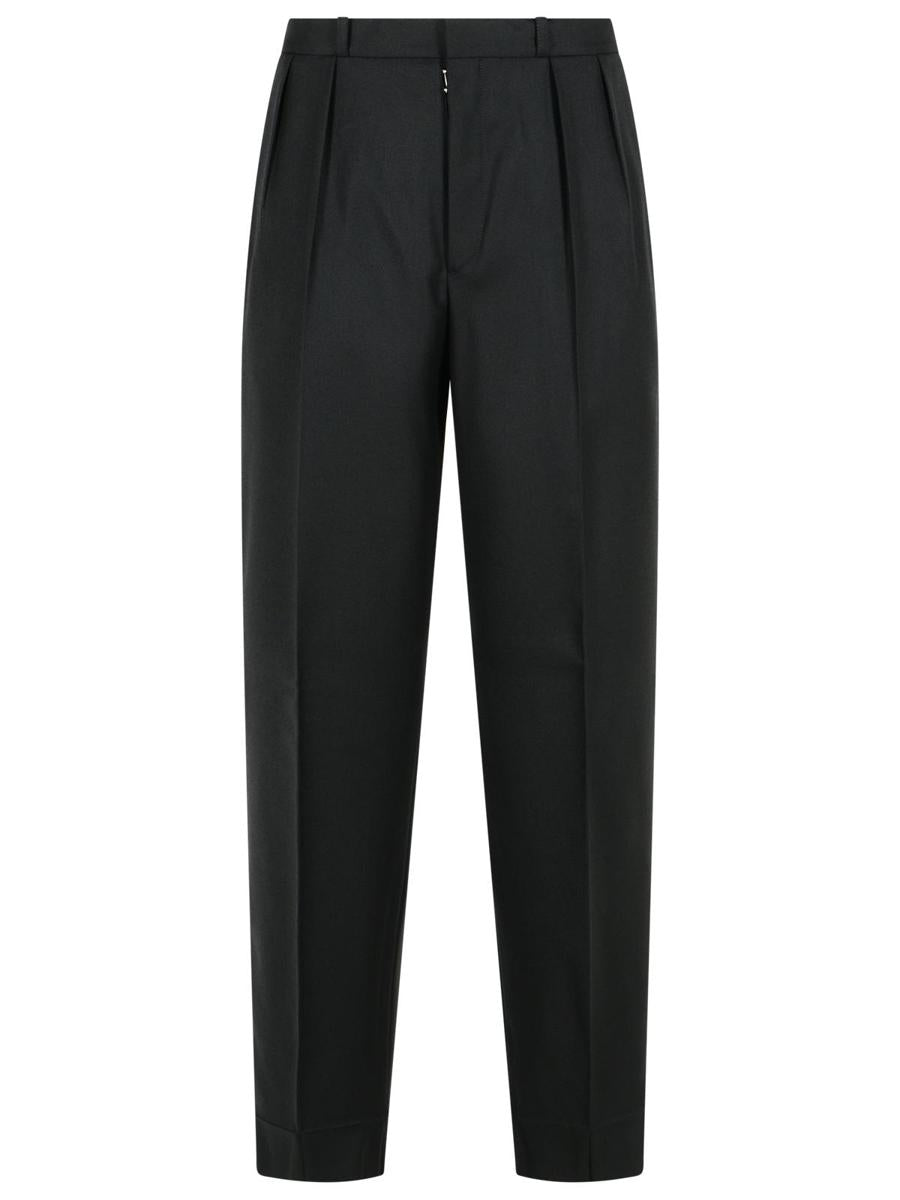 Maison Margiela Black Virgin Wool Trousers
