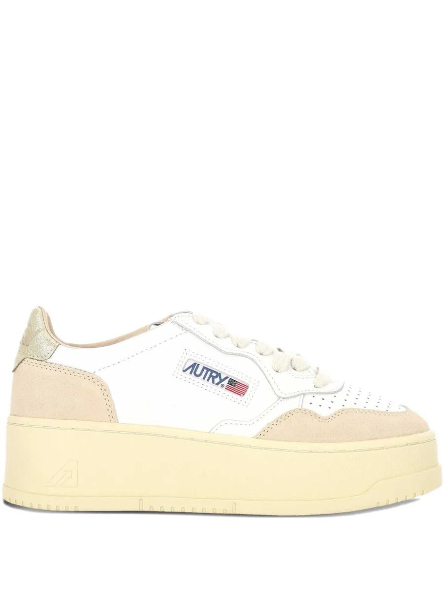 Autry "Platform Low" Suede Sneakers Shoes