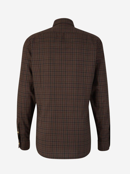 Vincenzo Di Ruggiero Check Motif Shirt