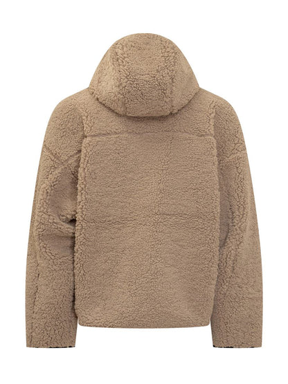 Diesel Diesel Men'S Teddy Zip Logo Jacket Beige