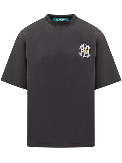 Barrow Barrow Tribal Print Black T-Shirt