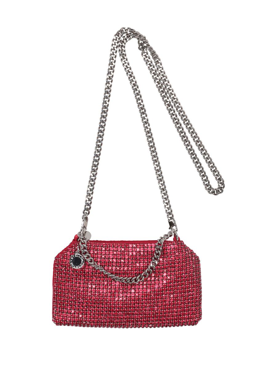 Stella McCartney Clutch Soft All Over Crystal Mesh