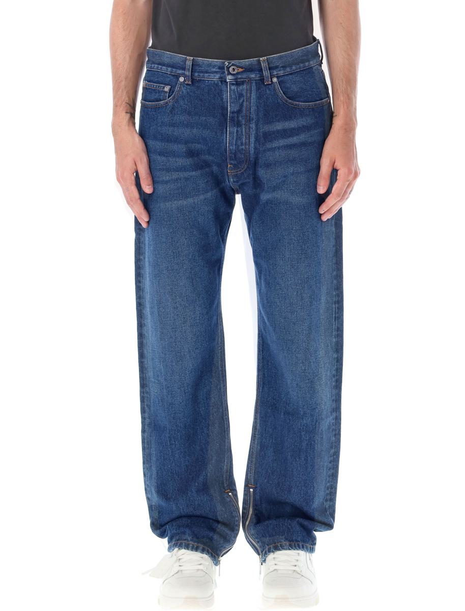 Off-White Zip Skate Jeans