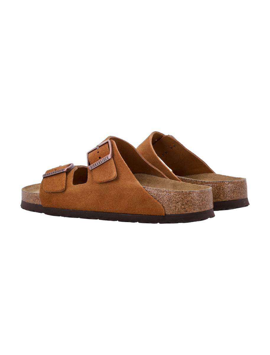 Birkenstock Suede Arizona Sandals Mink Brown