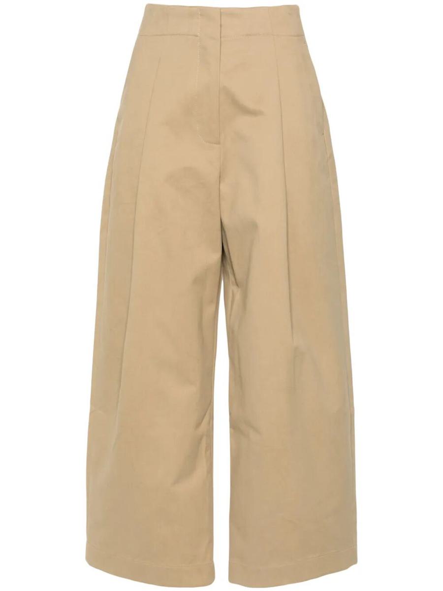 Studio Nicholson "Dordoni" Deep Pleat Volume Ankle Crop Trousers Clothing