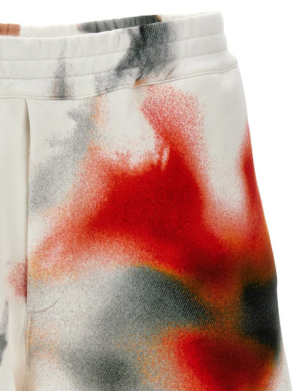 Alexander McQueen 'Obscured Flower' Bermuda Shorts