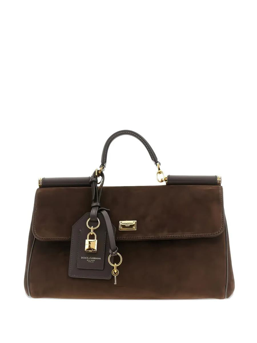 Dolce & Gabbana My Sicily Suede Hand Bags
