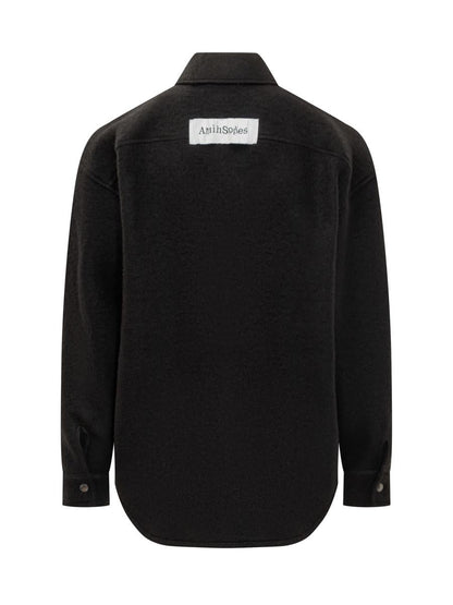Amish Amish Overshirt Black Men'S