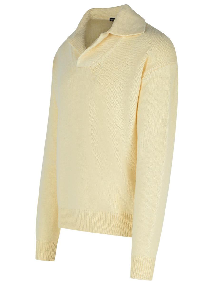 Tom Ford Cream Cashmere Blend Sweater