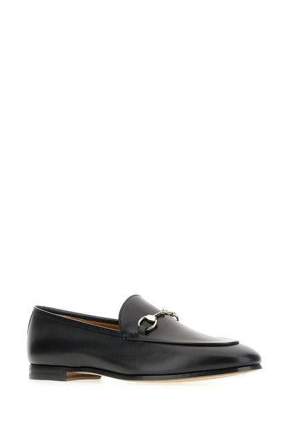 Gucci Jordaan Leather Loafers