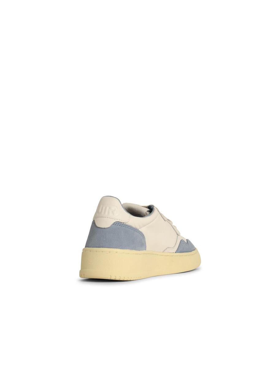 Autry 'Medialist' Light Blue Leather Sneakers