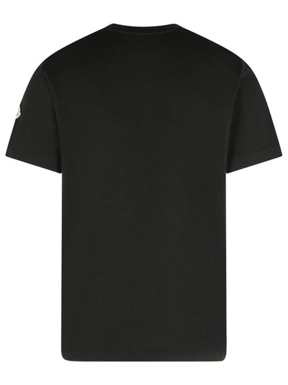 Moncler Black Cotton T-Shirt