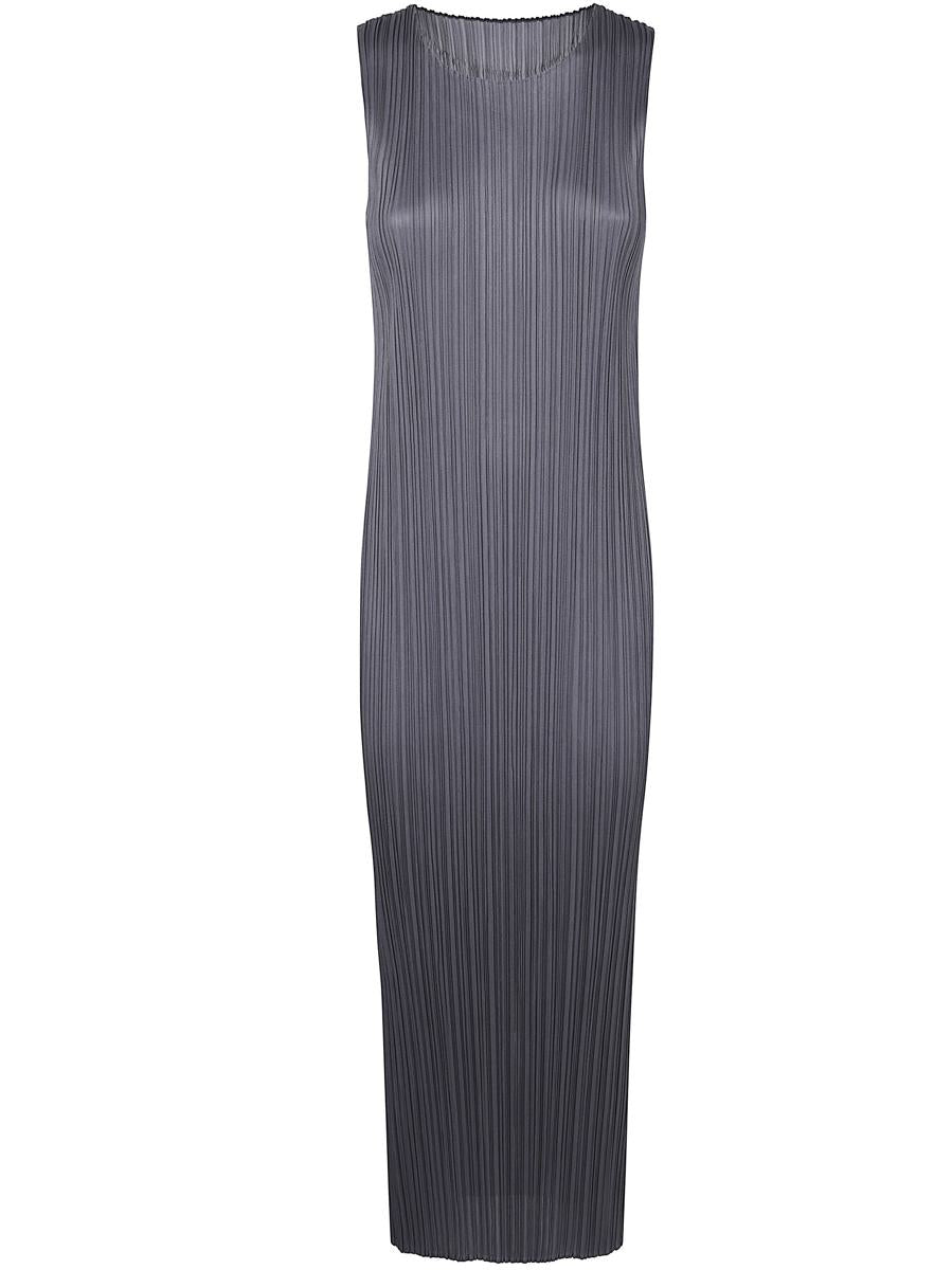 Pleats Please Issey Miyake Basics Midi Dress Clothing