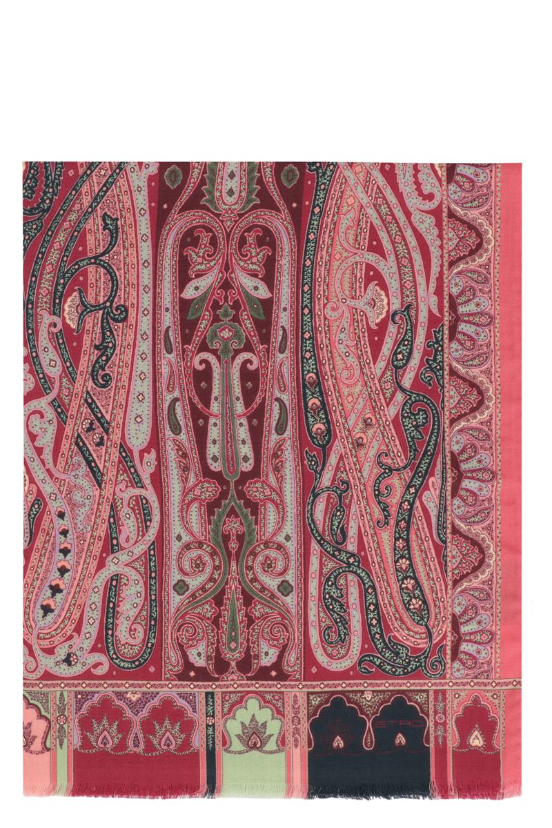 Etro Wool And Silk Scarf