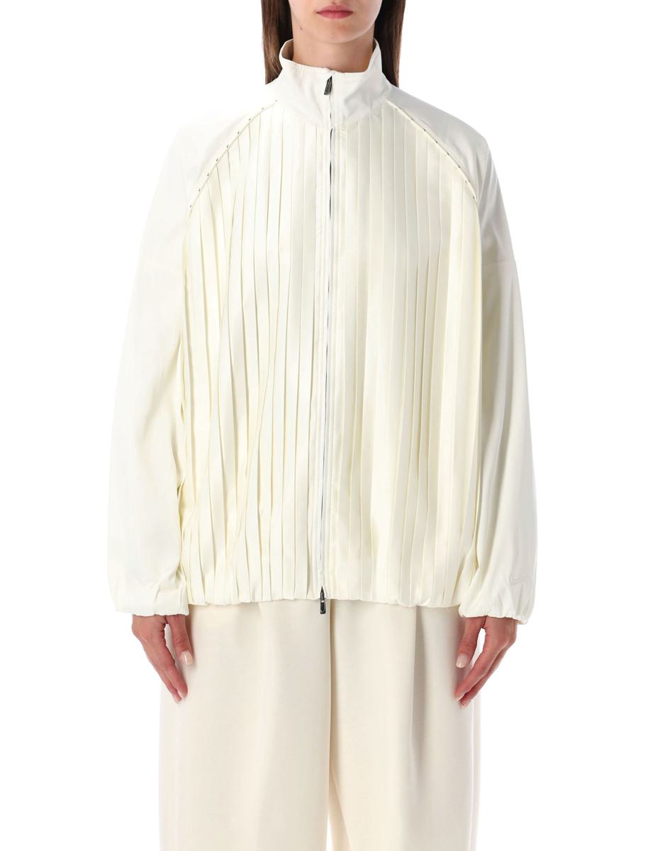 Nike Satin Pleated Oversized Tracksuit Jacket  Sportswear Collection